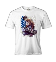 Levi Ackerman - AOT Beyaz Erkek Tshirt