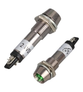 SİNYAL LAMBASI Ø8MM METAL 24V (IC-225)