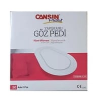 Cansın Plast Yapışkanlı Göz Pedi 6,5x9,5 cm 50'li
