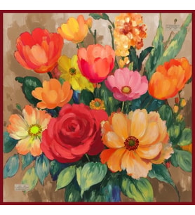 GÜZ  YAZ SERİNLİĞİ EŞARP 90 x 90 - 2557-02