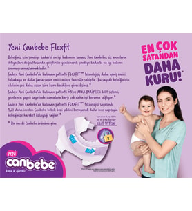 Canbebe Jumbo Beden:4 (7-14Kg) Maxi 40 Adet Bebek Bezi