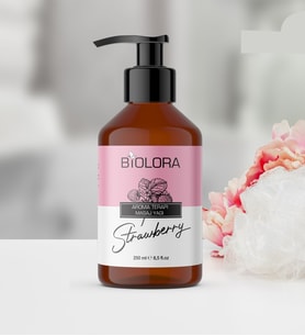 Biolora Çilek Aromaterapi Afrodizyak Etkili Vücut Masaj & Spa Yağı 250ml.
