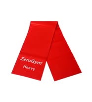 Zerogym Egzersiz Bandı Pilates Bandı, 150cmx15cmx0,65cm Kırmızı Ağır