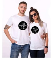 Tshirthane Wife Hubs Sevgili Kombinleri Tshirt Kombini (Tek Ürün Fiyatıdır.)