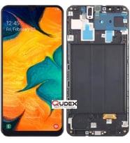 Samsung Galaxy A30 Lcd Ekran Dokunmatik Çıtalı (Sm-A305F) 