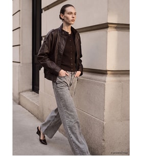 LCW Comfort Gri Wideleg Kadın Jean Pantolon