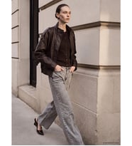 LCW Comfort Gri Wideleg Kadın Jean Pantolon