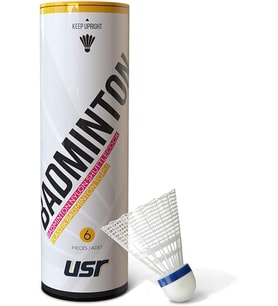 Glide 200 Plastik Badminton Topu Beyaz