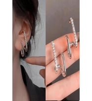 Kadın Vip Seri Mix Zirkon Taşlı Küpe