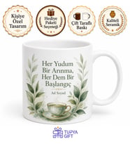 Yeşil Çay Detoksu Yapanlara Arınma Zamanı Şifa Veren Kupa Bardak Hediye