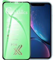 Apple Uyumlu   iPhone Xr Ekran Koruyucu 9D Seramik Nano Tam Kaplayan Kavisli