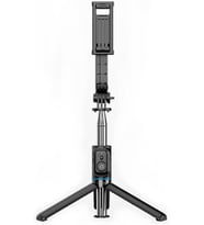 Tripodlu Selfie Çubuğu SS13 Ayarlanabilir (17cm-106cm), 360° Rotasyonlu Başlık, Uzaktan Kumandalı (30m Mesafe), Bluetooth 4.2 Entegre, Suya Dayanıklı, Hızlı Şarj ve Gelişmiş Sensör Teknolojisi