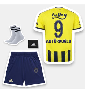 Aktürkoğlu-9 Fênerbâhçe 26-27 Yeni Sezon Çocuk Futbol Forması - 4'lü Set
