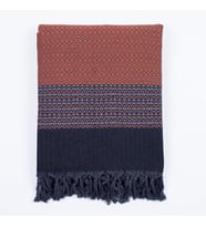 Çift Kişilik Yatak Örtüsü ve Pike %100 Pamuklu İnce Hafif Yazlık Battaniye Boho Dekoratif Koltuk Örtüsü Çok Amaçlı Çeyizlik Günlük Kullanım (Kiremit, 200x250 cm Çift Kişilik Pike)