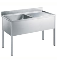 Electrolux Professional Tek Evyeli Tezgah (500x600x300mm), Damlalığı Sağda - 1400mm LG1416DXEN