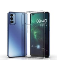 Oppo Reno 4 Uyumlu Kılıf Zore Süper Silikon Kapak (Renksiz)