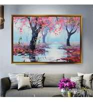 Altın Çerçeveli dekoratif tablo a1109 (Gold)