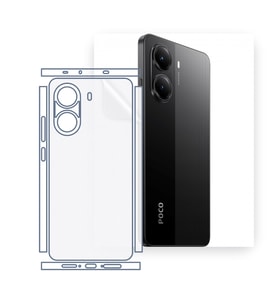 SChitec POCO Poco X7 Pro Uyumlu Fullbody Arka Kaplama Hidrojel Koruyucu Film