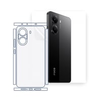 SChitec POCO Poco X7 Pro Uyumlu Fullbody Arka Kaplama Hidrojel Koruyucu Film