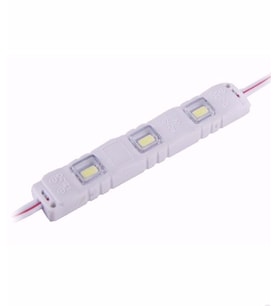 3'lü Enjeksiyon Kasa Modül Led 12V, Arkası Yapışkanlı 12 Volt 3lü 5630 LED - Beyaz