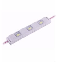 3'lü Enjeksiyon Kasa Modül Led 12V, Arkası Yapışkanlı 12 Volt 3lü 5630 LED - Beyaz