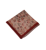 Mim Eşarp Prime Pamuk Çiçek Desenli Eşarp 90x90 cm (Kiremit)