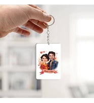 Sevgiliye Hediye Kişiye Özel Çiftlere Özel Efsane Aşkımız Karikatürlü Anahtarlık