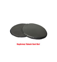 Yuvarlak Sandalye Minderi 40x40x2 cm Su Geçirmez Suni Deri