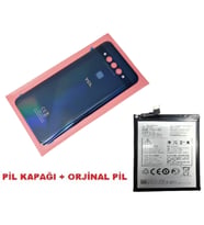 Tkgz Tcl Plex 780H Arka Pil Batarya Kapağı + PİL (CAM) MAVİ