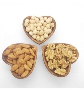 3'lü Karışık Kuruyemiş ( Çiğ Badem + Ceviz İçi + Fındık ) 1500 Gram