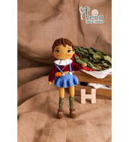 Hena Collections Kumral Bebek (Henadoll, Amigurumi, Organik Oyuncak)