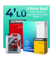 Filtron Mercedes CLA180 Dizel Filtre Bakım Seti Liqui Moly Motor Yağlı (2013-2018) 4 Lü