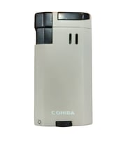 Cohiba Çift Torch Pürmüz Delicili Füme Metal Puro Çakmağı - TR9486