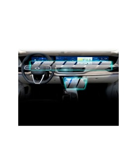 Togg T10X 12.3" Gösterge, 29" Bilgi Eğlence (Tek) + 8" Kumanda Ekranı IPG ProActive Koruma