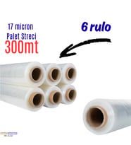 Palet Ambalaj Streci Streç Film 50cm*300metre 6adet (1koli)