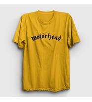 Presmono Unisex Sarı Motörhead T-Shirt 68868tt (Sarı)