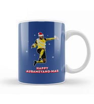 Happy Aubameyang Mas Football Christmas Kupa Bardak Porselen