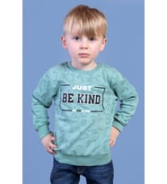 Toontoy Erkek Çocuk Sayı Baskılı Sweatshirt (Yeşil)