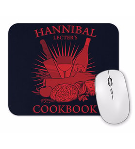 Hannibal Lecter's Cookbook Mouse Pad