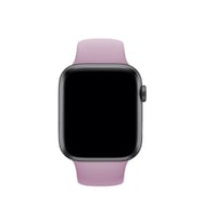 Fuchsia Watch ile Uyumlu Spor Kordon 38 - 40 mm S/M Ölçülerinde Yumuşak Silikon Rahat Kordon (Lila)
