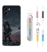 Vivo Y15S Y32 Y33S Y51 Y53S Kılıf Kablo Koruma Spiral Silikon Warrior 1653