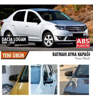 Dacia logan Yarasa Ayna Kapağı Batman Parlak Siyah Piano Black