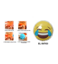 GÜLEN EMOJİ ŞEKİLLİ CEP SOBASI EL ISITICI,SICAK SU TORBASI PVC  9cm