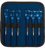Bosch 6 X Expert Self Cut Speed Yassı Freze Matkap Seti (Yumuşak Ahşap, Sunta, Çap 14 – 24 Mm, Profe (Çok Renkli)