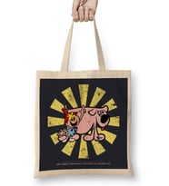 Tom Terrific And Mighty Manfred The Wonder Dog Retro Japanese Bez Çanta Uzun Saplı