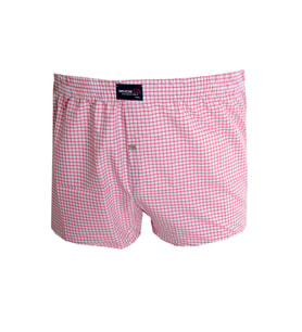 Mode XL Büyük Beden Erkek Boxer Desenli Poplin 6348 Kırmızı