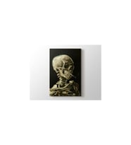 DBSanatevi Vincent Van Gogh  Head Of A Skeleton With A Burning Cigarette Tablo 60 X 80 cm