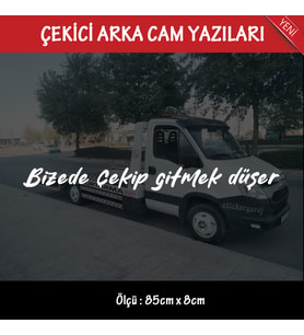 atarlı ukala kurtarıcı arka cam yazıları - büyük boy