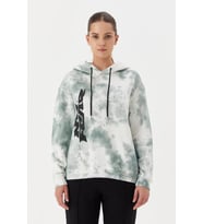 No Fear Kadın Sweatshirt Crop Batik Yeşil 72532