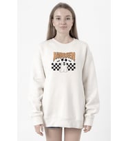 Halloween Mickey Ghost Beyaz Kadın 2ip Sweatshirt